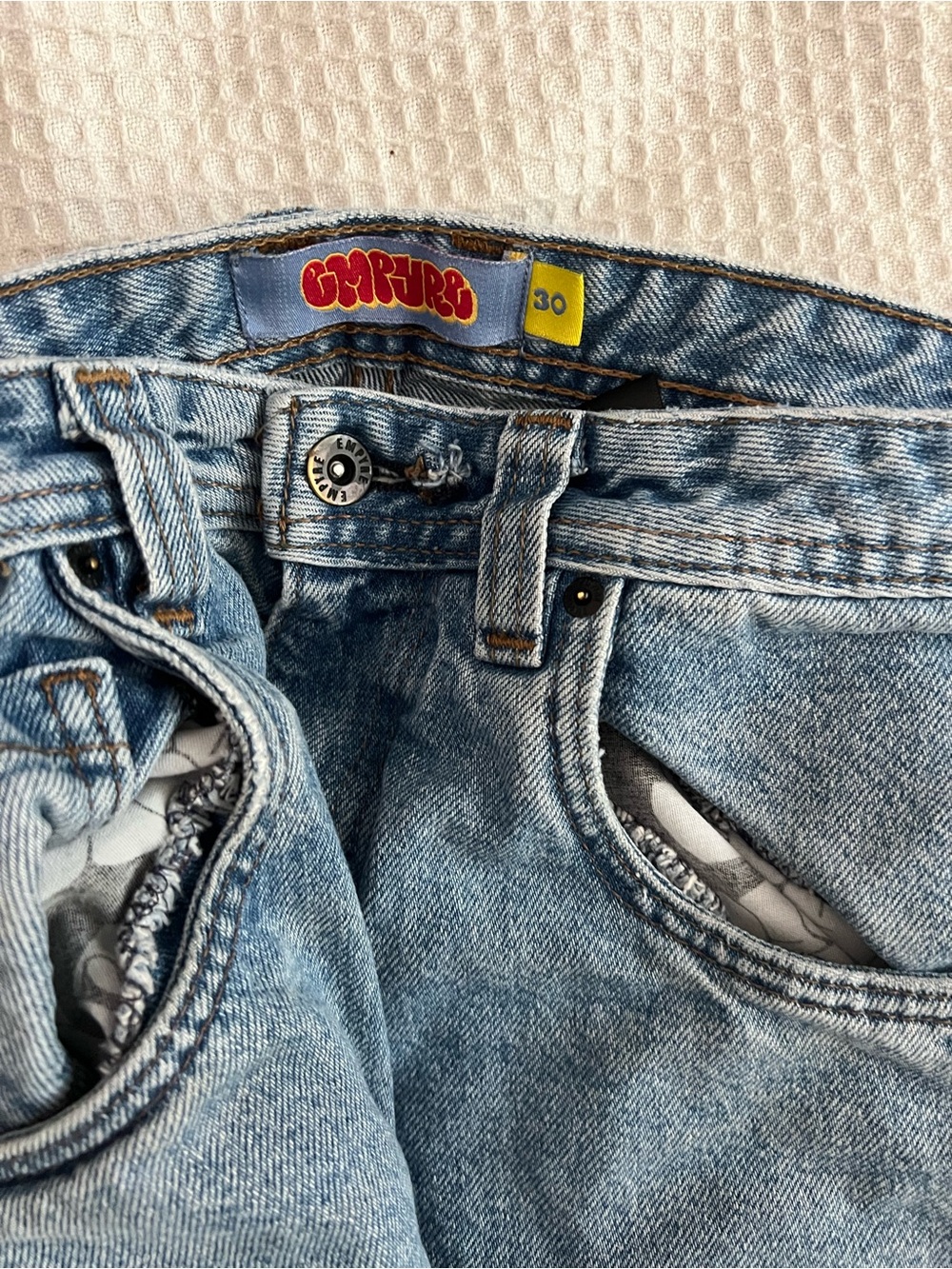 Empyre Light Blue Relaxed Men's Jeans